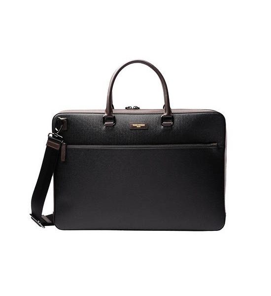 TAKEO KIKUCHI MEN BLACK STONE BUSINESS BAG. 100% оригинал
