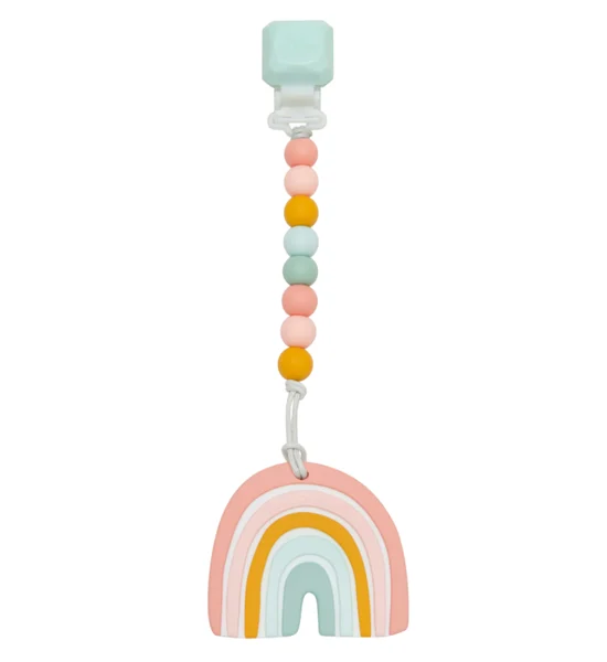 Loulou Lollipop Silicone Teether Rainbow. 100% оригинал
