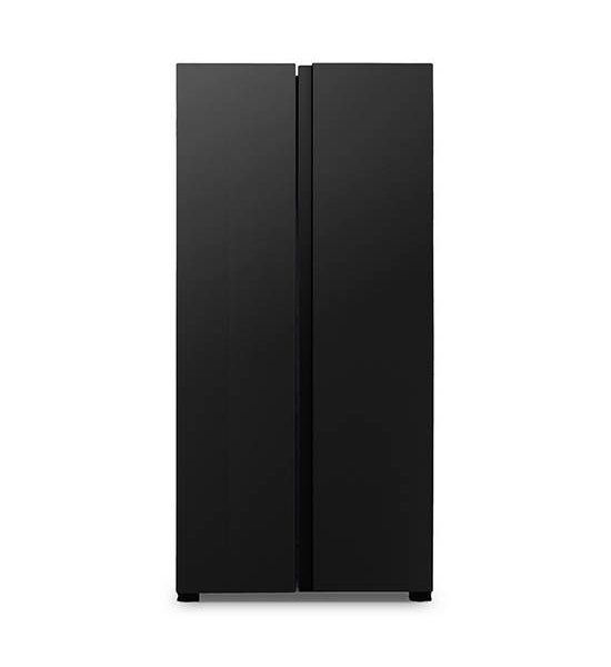 HISENSE Side By Side Refrigerator (15.6 Cubic, Black Metal) RS559N4TBN. 100% оригинал