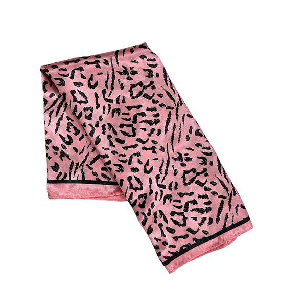 micaela Woman Printed scarf French Pink. 100% оригинал