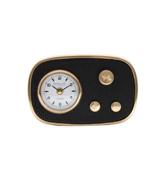 CHIC REPUBLIC Black Table Clock GENO/22. 100% оригинал