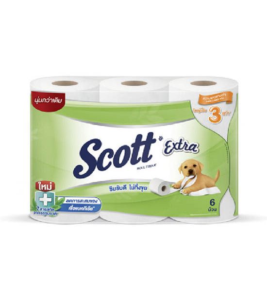 SCOTT Scott Extra Super Jumbo Toilet Tissue 6 rolls. 100% оригинал
