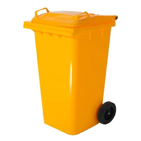 NO BRAND High caster trashcan with flat lid 240 L. Asst.. 100% оригинал