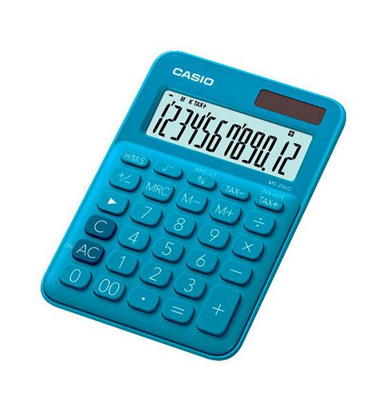 CASIO CASIO Calculator MS-20UC-BU Blue. 100% оригинал
