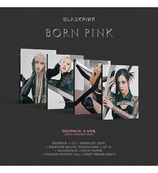 YG YG BLACKPINK 2nd ALBUM [BORN PINK] DIGIPACK JISOO ver. BORN PINK DIGIPACK. 100% оригинал
