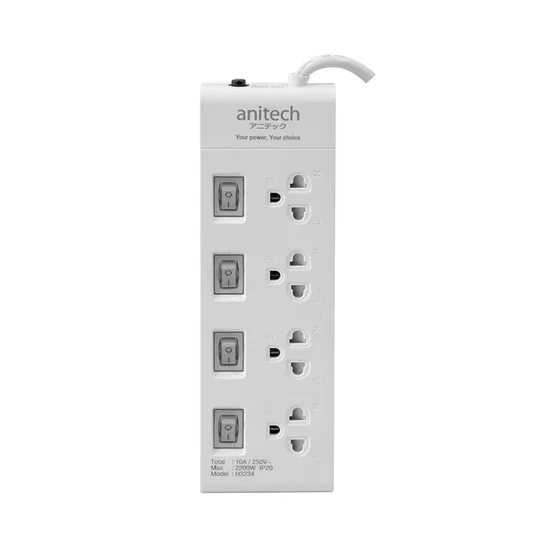 ANITECH Power Socket TIS 4 channels 3 m.. 100% оригинал