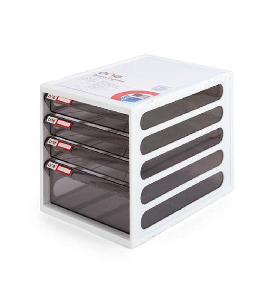 @ONE 4-Drawer Chest with Clear Gray-White Construction. 100% оригинал