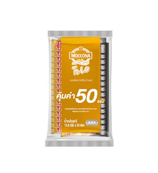 Moccona Moccona Gold Trio 3 in 1 coffee 15.8 g (50 stacks). 100% оригинал