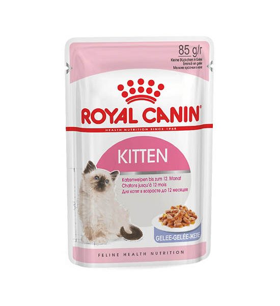 ROYAL CANIN Kitten Wet Cat Food in Jelly 85 g. 100% оригинал