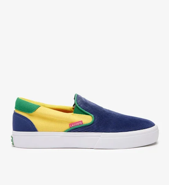 LACOSTE Yellow Juniors Jump Serve Textile Slip-On. 100% оригинал