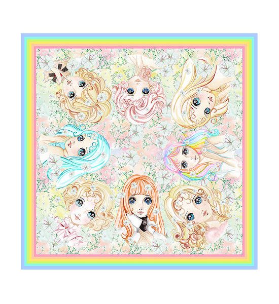 ICONIC WOMAN RAINBOW AMELIO SCARF. 100% оригинал