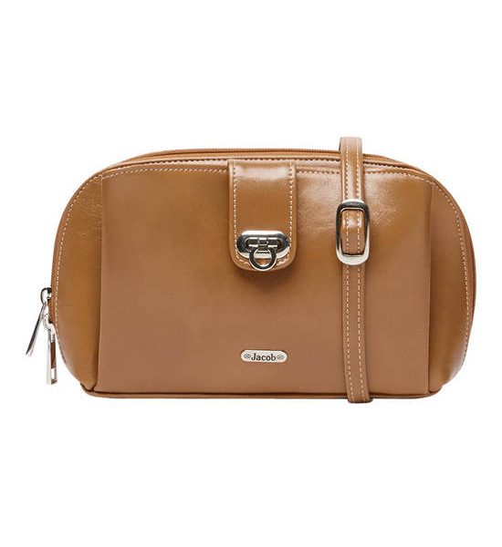JACOB INTERNATIONAL Brown Woman Shoulder bags. 100% оригинал