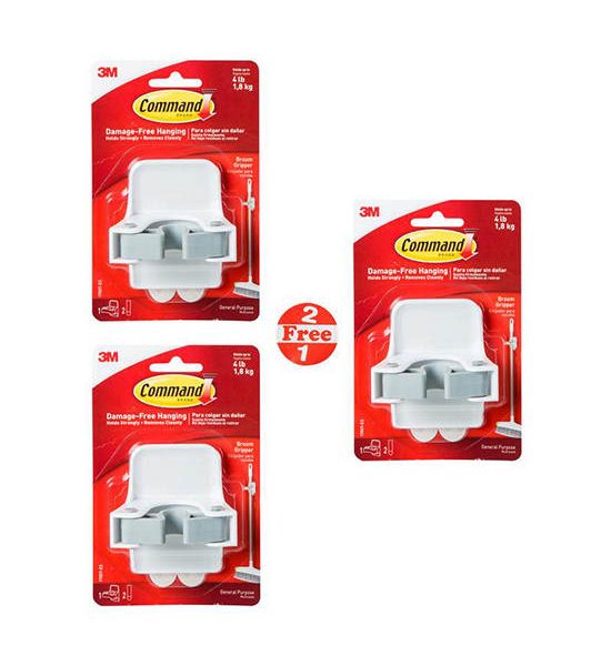 COMMAND Broom Holder Valuable Set (Buy 2 get 1 Free). 100% оригинал