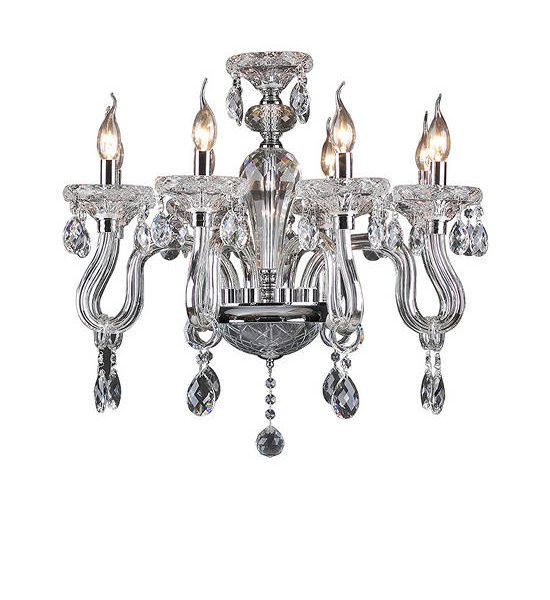 CHIC REPUBLIC Chrome Chandelier ALDANA/8. 100% оригинал