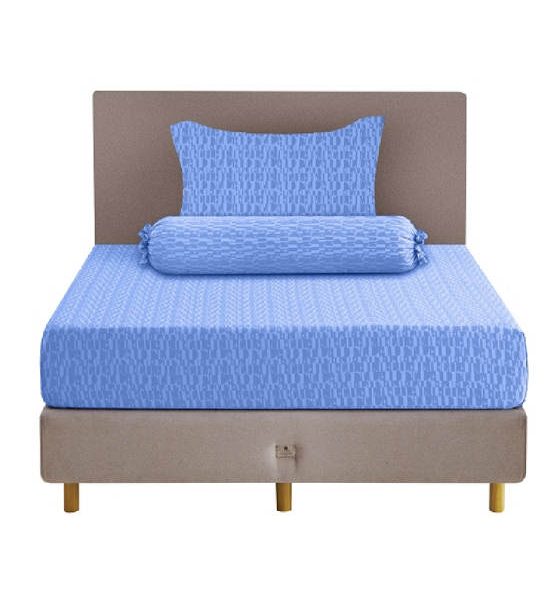 ELLE DECOR BEDSET : PARIS SIMPLICITE (3EA) 3.5F - MACARONS Blue. 100% оригинал