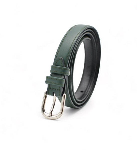 la franche Woman Belt Nappa Genuine Cow Leather Belt Deep Teal Green. 100% оригинал