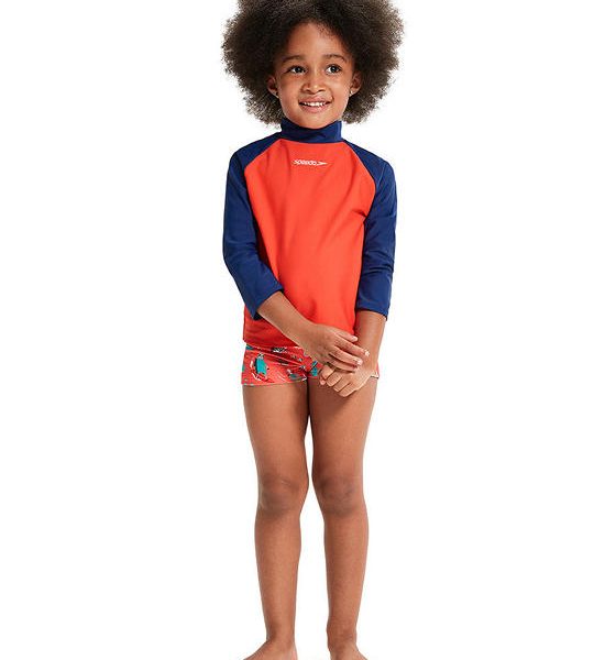 SPEEDO Girls Rashguard Learn To Swim Essential Orange - SP111SP972DUTH. 100% оригинал