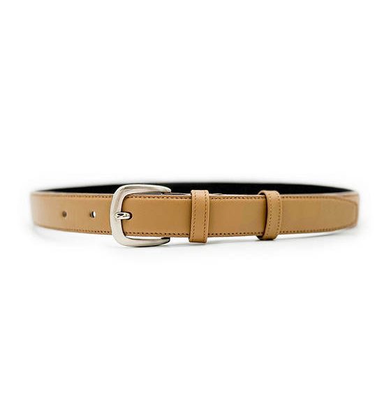la franche Woman Belt Nappa Genuine Cow Leather Belt Beige. 100% оригинал