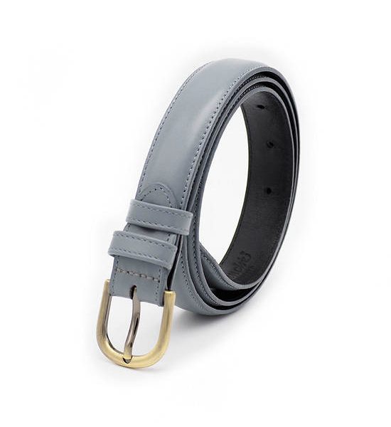 la franche Woman Belt Nappa Genuine Cow Leather Belt Light Grey. 100% оригинал