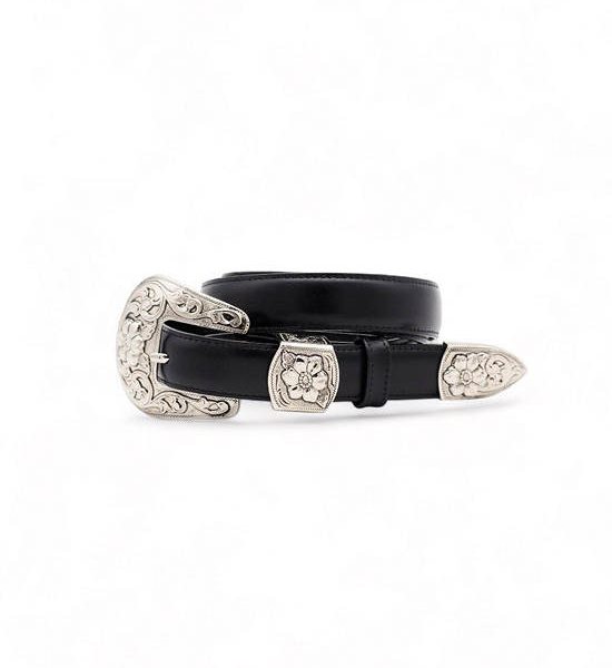 la franche Woman Belt Nappa Genuine Cow Leather Belt Black. 100% оригинал