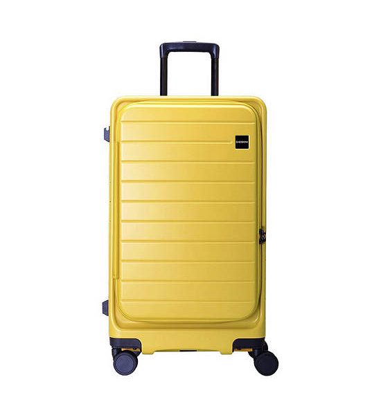CAGGIONI Travel Luggage, front opening, Espace Model Trunk C23062 size 27" : yellow. 100% оригинал