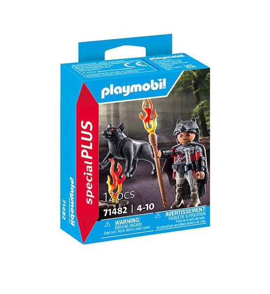 PLAYMOBIL SPECIAL PLUS WARRIOR WITH WOLF. 100% оригинал