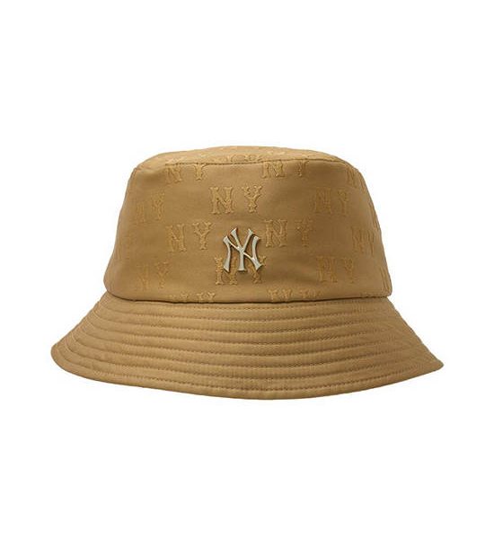 MLB Bucket Hat Unisex Jacquard Embo Monogram Beige. 100% оригинал