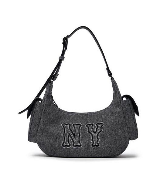 MLB Hobo Bag Unisex Denim Coopers Mega Logo Black. 100% оригинал