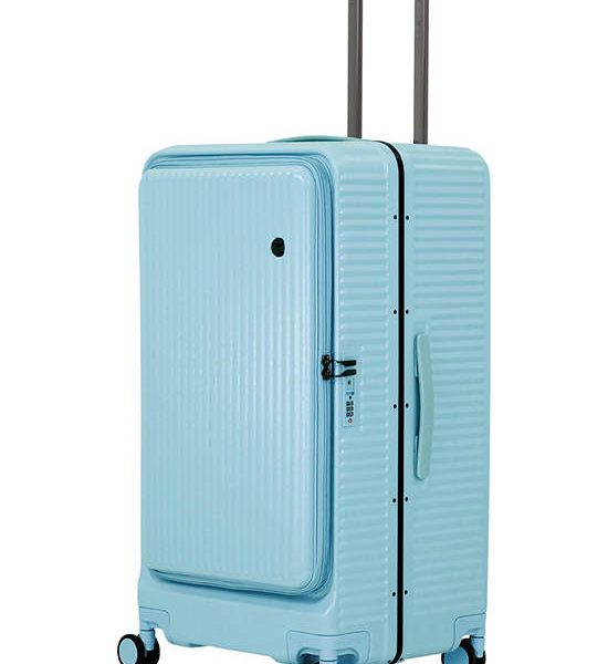 BP WORLD Luggage model Glisten 540, size 29 inches, sky blue. 100% оригинал