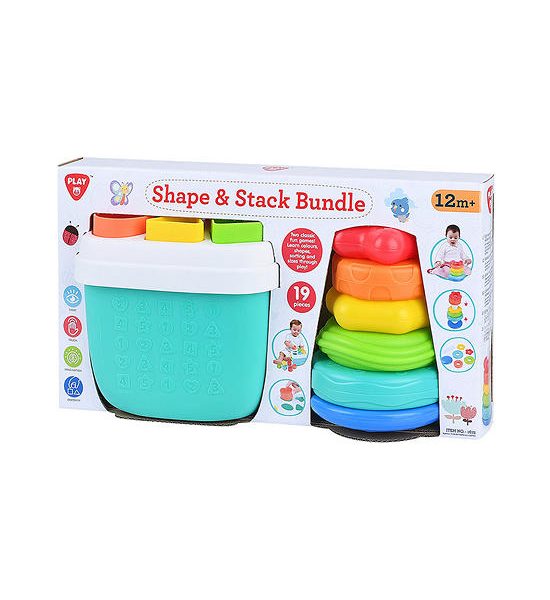 PLAYGO SHAPE & STACK BUNDLE. 100% оригинал