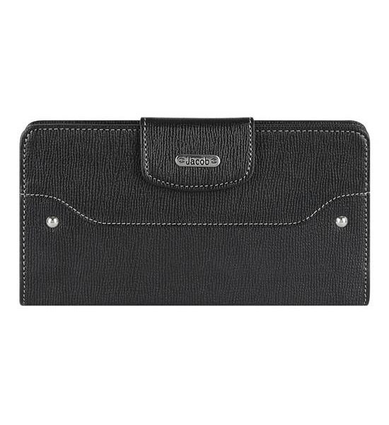 JACOB INTERNATIONAL Black Woman Wallets. 100% оригинал