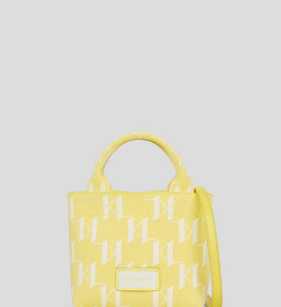 KARL LAGERFELD K/MONOGRAM KNIT SMALL TOTE BAG MIMOSA. 100% оригинал