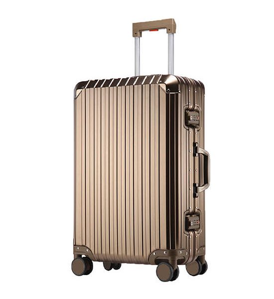 BAGGAGE LUGGAGE HIROTO ALUMINIUM luggage 20 inch Gold. 100% оригинал