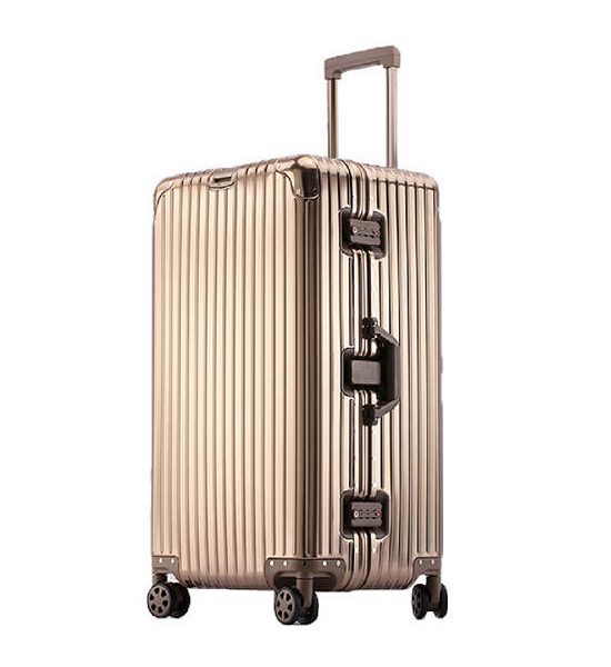 BAGGAGE LUGGAGE SPORT ALUMINIUM luggage 26 inch Gold. 100% оригинал