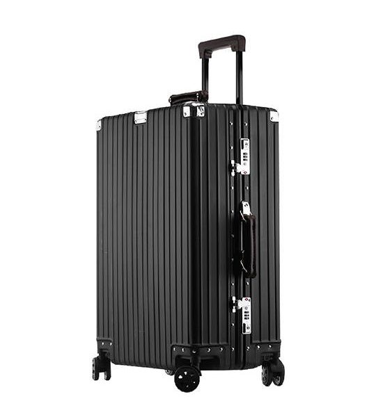 BAGGAGE LUGGAGE VINTAGE ALUMINIUM luggage 20 inch Black. 100% оригинал