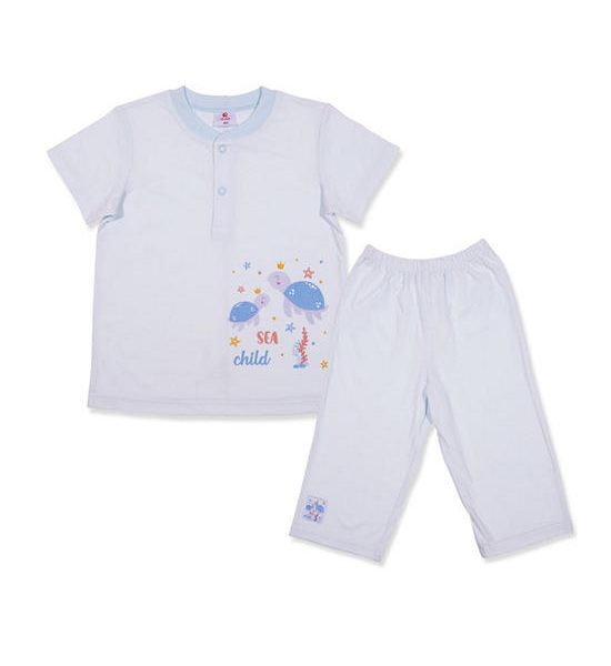 AUKA Blue ,Short sleeve shirt + trousers, kids set,Auka under the sea. 100% оригинал