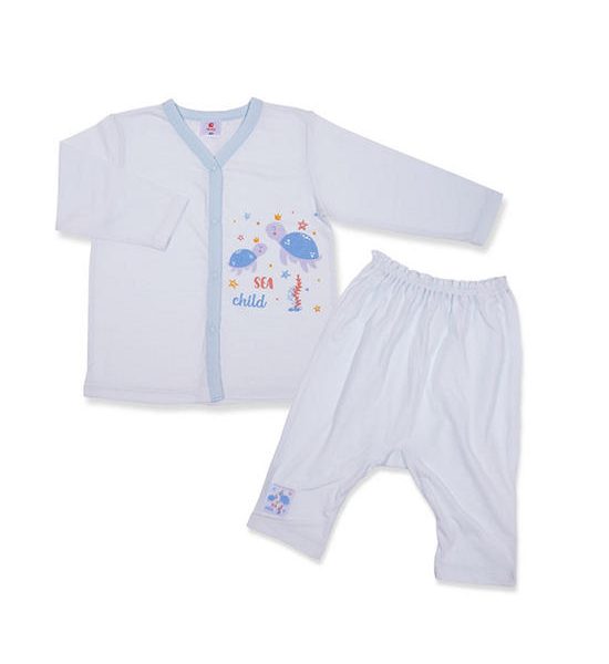 AUKA Blue ,long sleeve pajamas, kids set,Auka under the sea. 100% оригинал