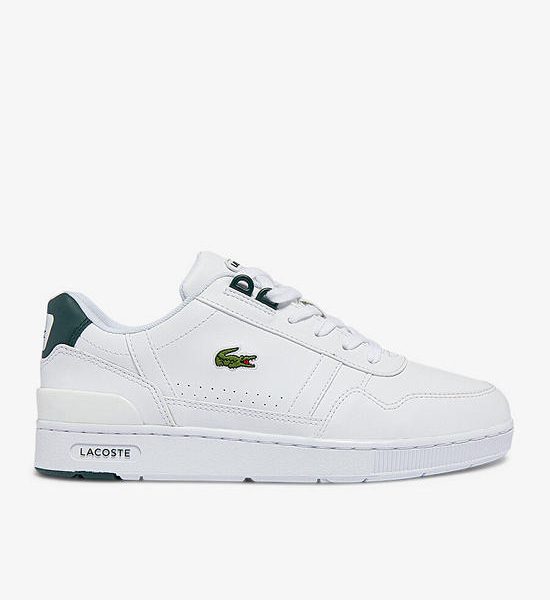 LACOSTE White Juniors T-Clip Synthetic Trainers. 100% оригинал