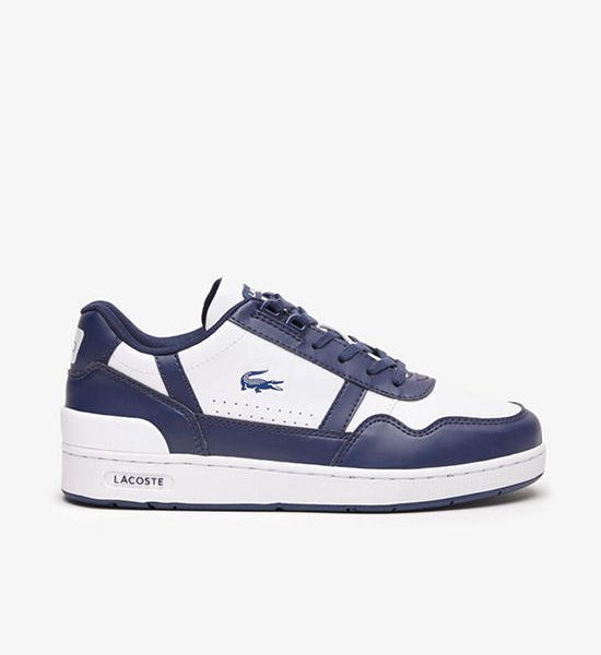LACOSTE White Juniors T-Clip Synthetic Trainers. 100% оригинал