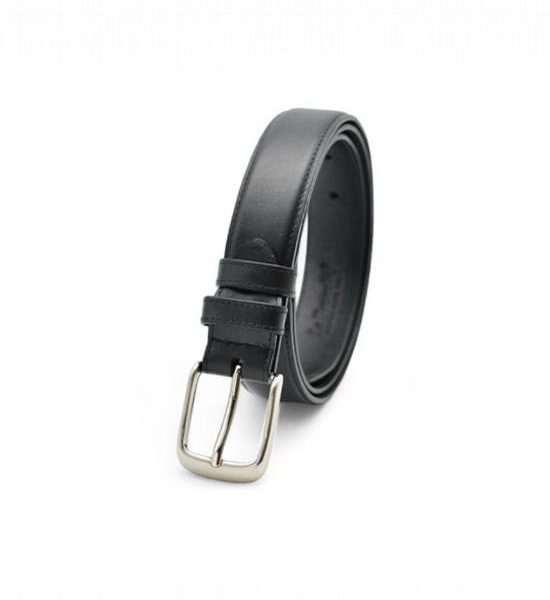 la franche Men Belt Nappa Genuine Cow Leather Belt Black. 100% оригинал