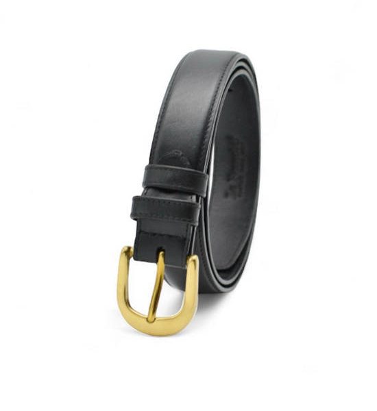 la franche Men Belt Nappa Genuine Cow Leather Belt Black. 100% оригинал