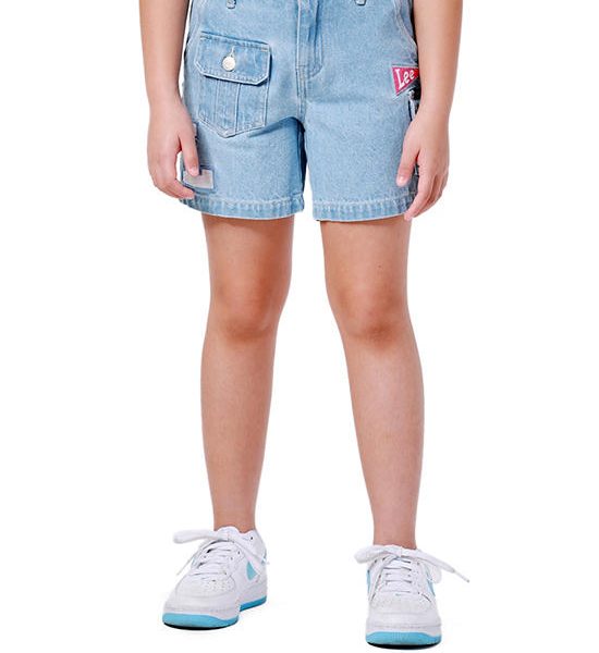 LEE KIDS Girl's Denim Shorts New Preps Collection Shorts Fit Light Indigo. 100% оригинал