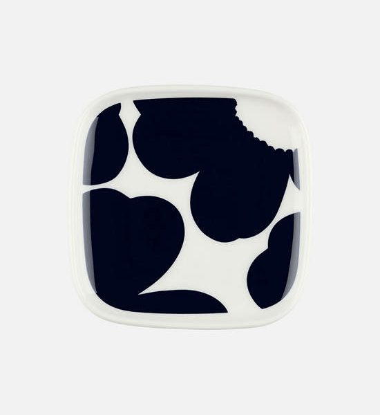 MARIMEKKO DARK BLUE ISO UNIKKO PLATE 10X10 CM. 100% оригинал