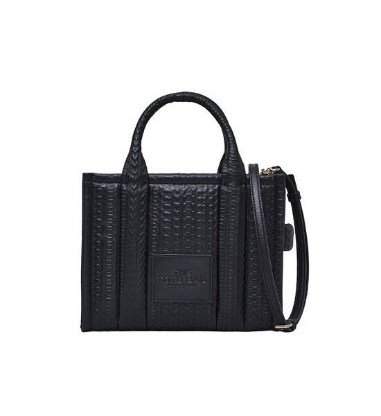 MARC JACOBS THE DTM MONOGRAM SMALL LEATHER TOTE BAG BLACK. 100% оригинал
