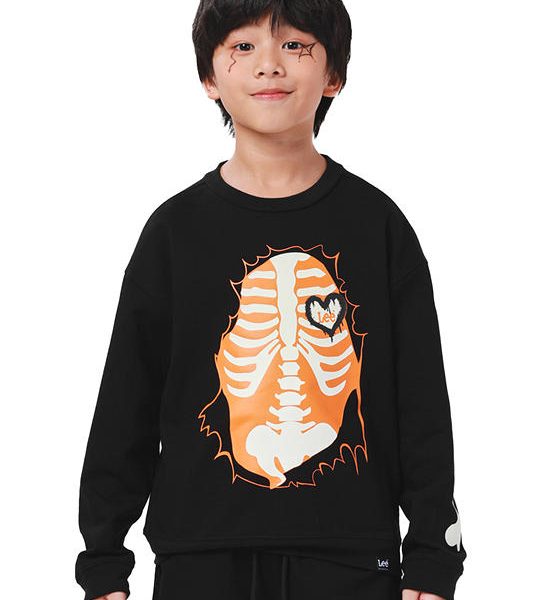 LEE KIDS Boy's Sweatshirt Halloween Collection Comfort Fit Black. 100% оригинал