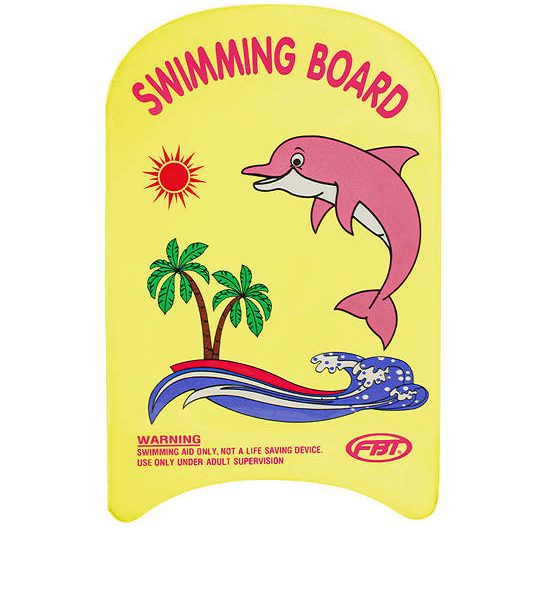 FBT Swimming kick board FBT (54301) Yellow. 100% оригинал