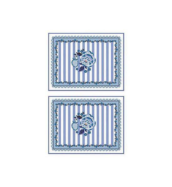 Cath Kidston Blue Set 2 PLACEMATS STRAWBERRY GARDEN. 100% оригинал