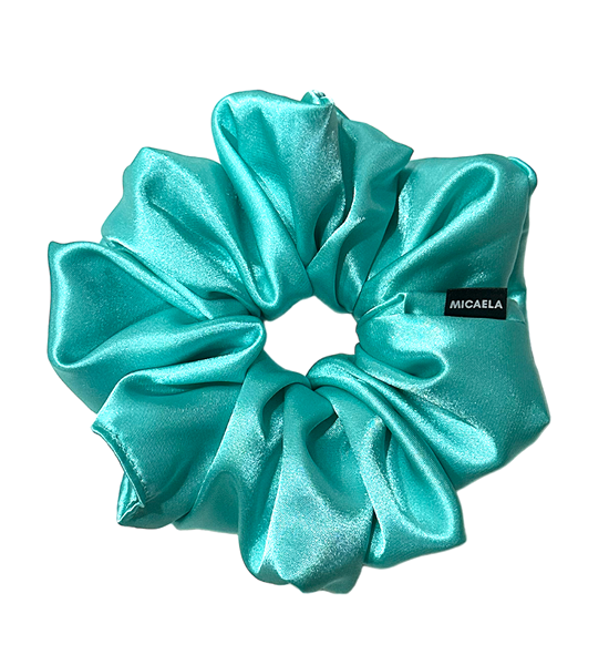 micaela Bella XXL Satin Scrunchie Blue. 100% оригинал