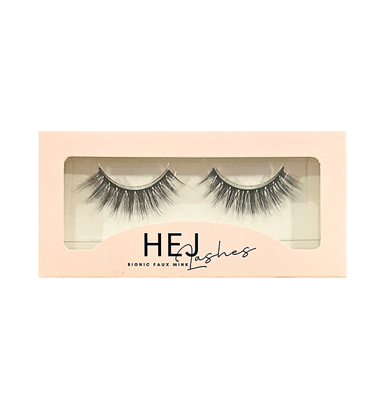 Hej Lashes Premium Faux Mink False Eyelashes - Miami Black. 100% оригинал