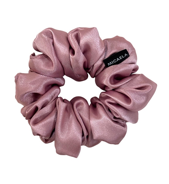 micaela Vivian Mini Satin Scrunchie Purple. 100% оригинал